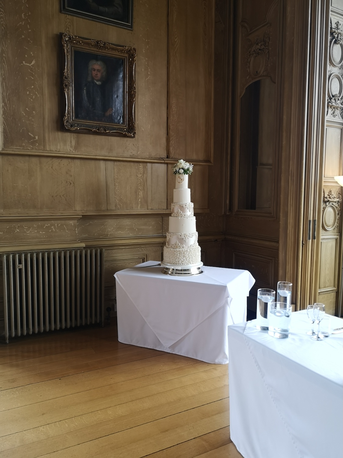 elegant 6 tier wedding cake